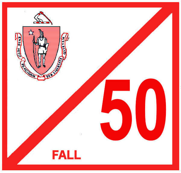 (image for) 1950 Massachusetts FALL INSPECTION Sticker